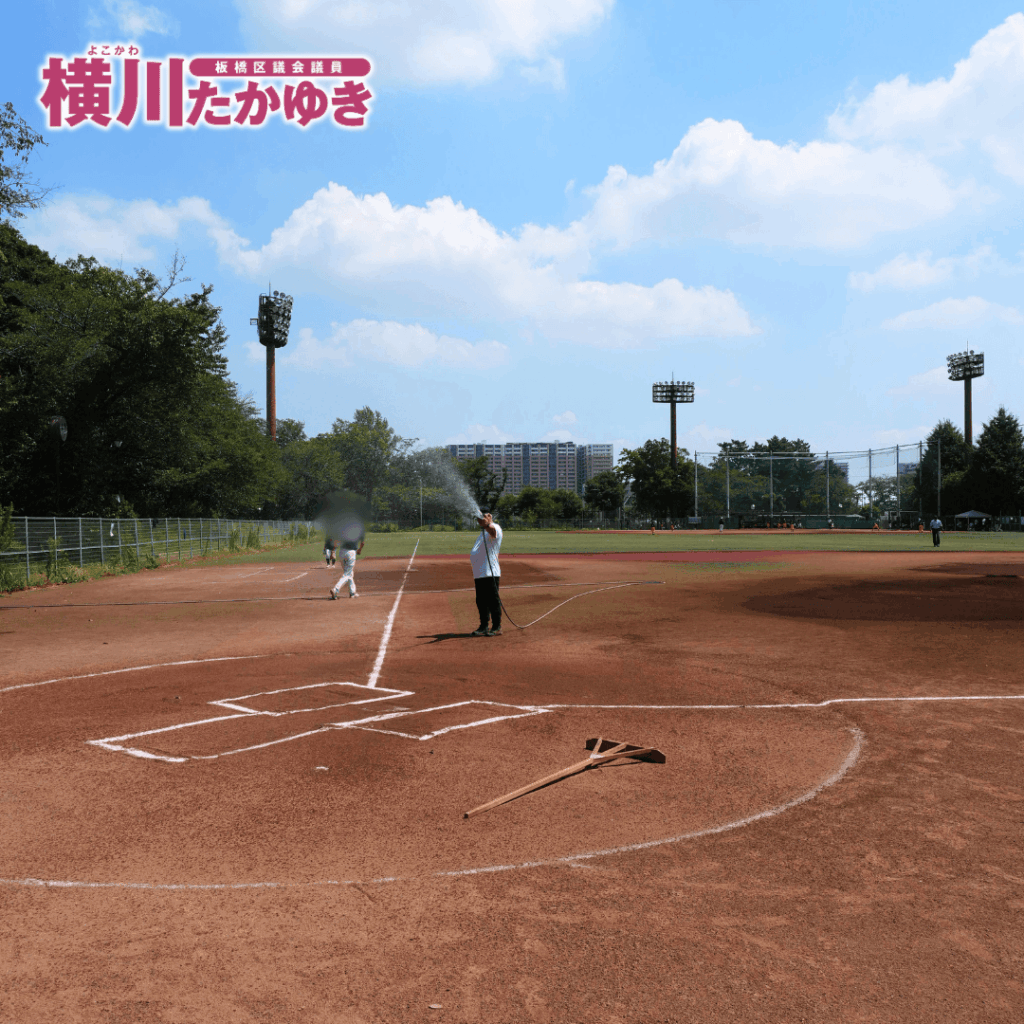 【第50回】前野地区少年野球リーグ戦大会を開催!子ども達が野球を全力プレー(板橋区議会議員 横川たかゆき)